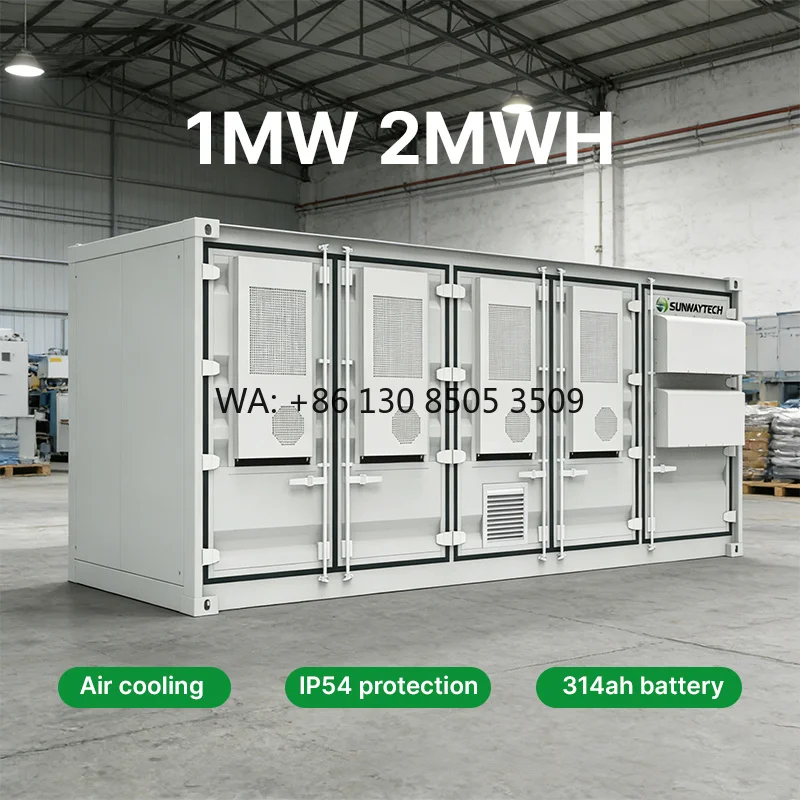 806.4V High Voltage Battery Storage 1000kWh Air-cooling Bess Solar Battery Energy Storage Systems