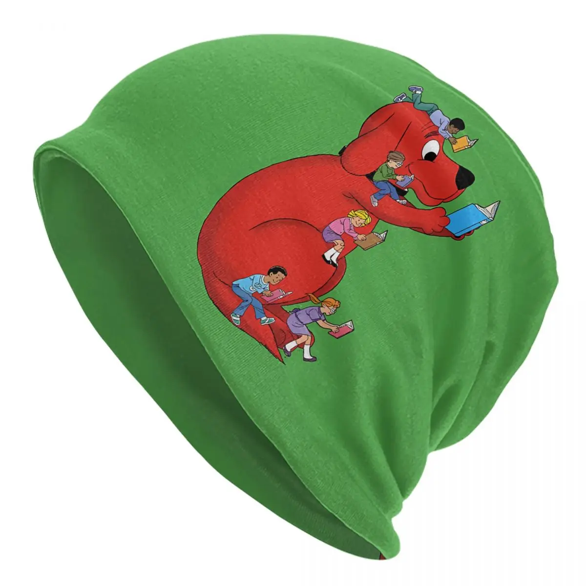 Bonnet Hats Clifford the Big Red Dog Men Women's Thin Hat Friends Poster Autumn Spring Warm Cap Hip Hop Skullies Beanies Caps