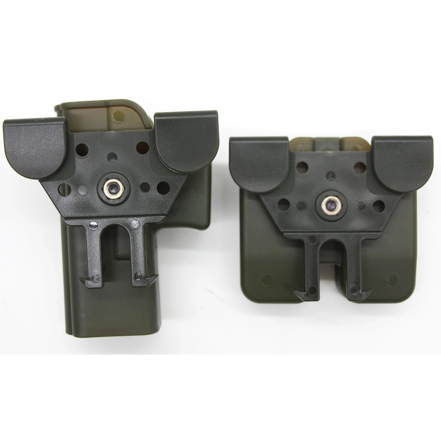 1st to 4th generation Glock 17 plastic holster with 9mm magazine at waist, hunting accessories, Imi Glock Pistola cooler