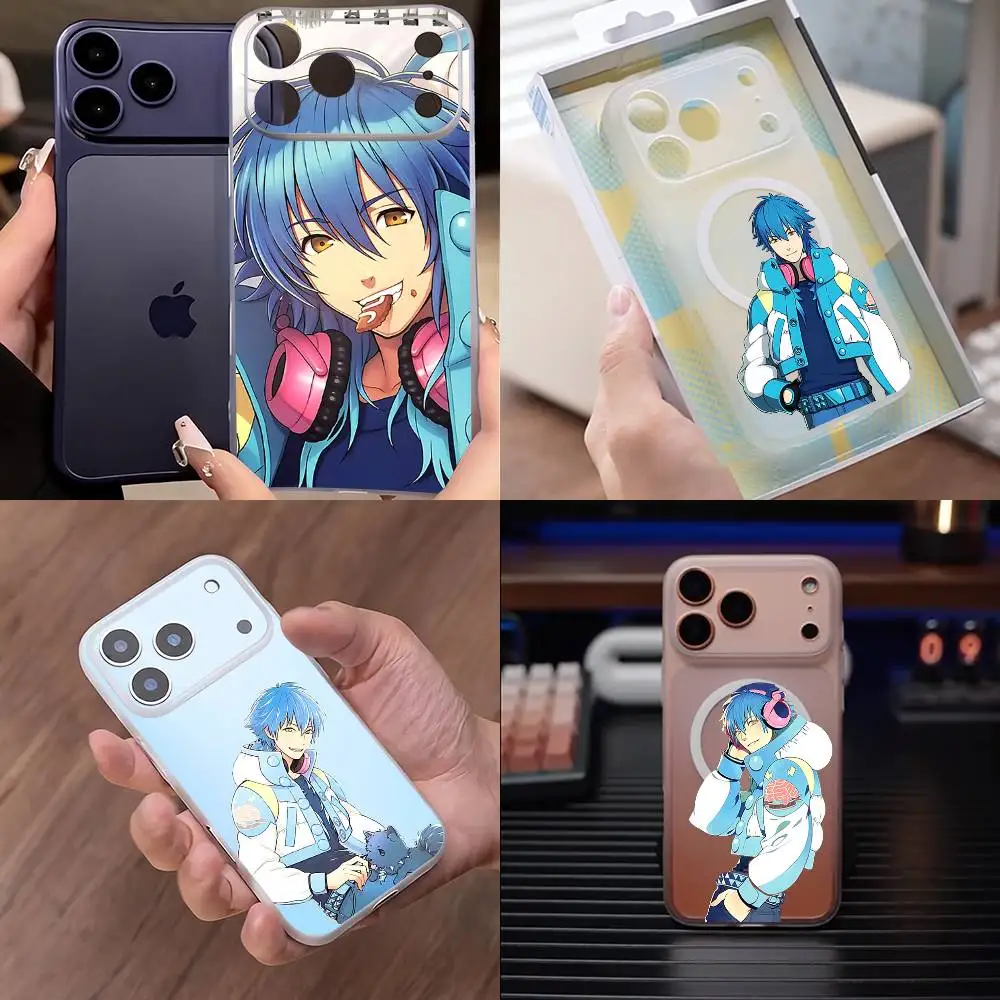 

D-Dramatical Murder Aoba Phone Case For iPhone 17,16,15,14,13,12,11 Pro,Max,Plus,Mini,Air,E Magnetic Magsafe Frosted Transparent
