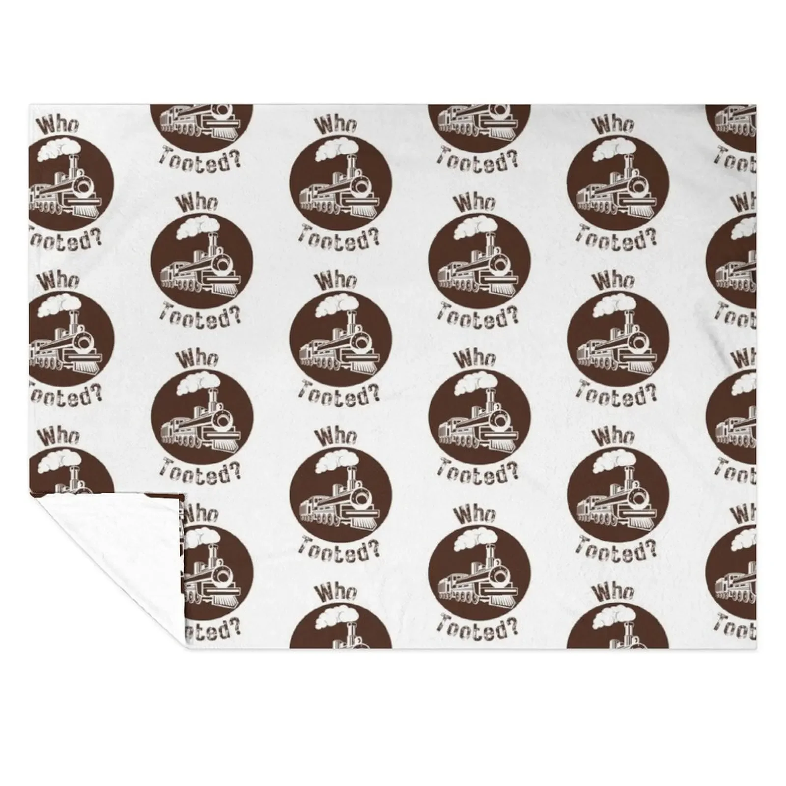 

Who Tooted Retro Train, Train, Vintage Train 5, Throw Blanket Softest bed plaid manga Hairy Blankets