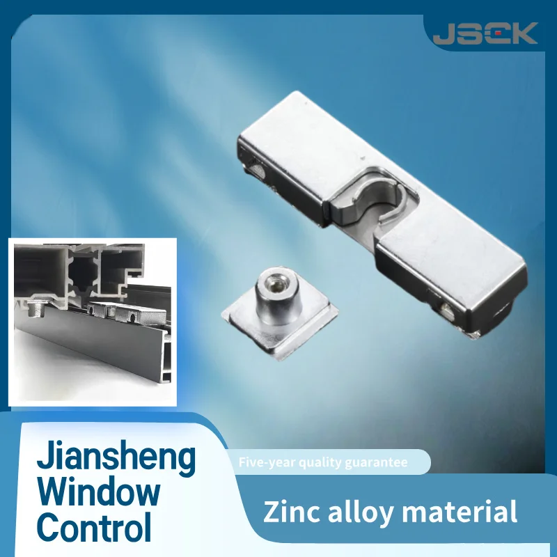 Euro Slot Clamp Clasp Corner Buckle Door Window Lock Point Buckles Perforation-free Installation Casement Sealing Locking Block