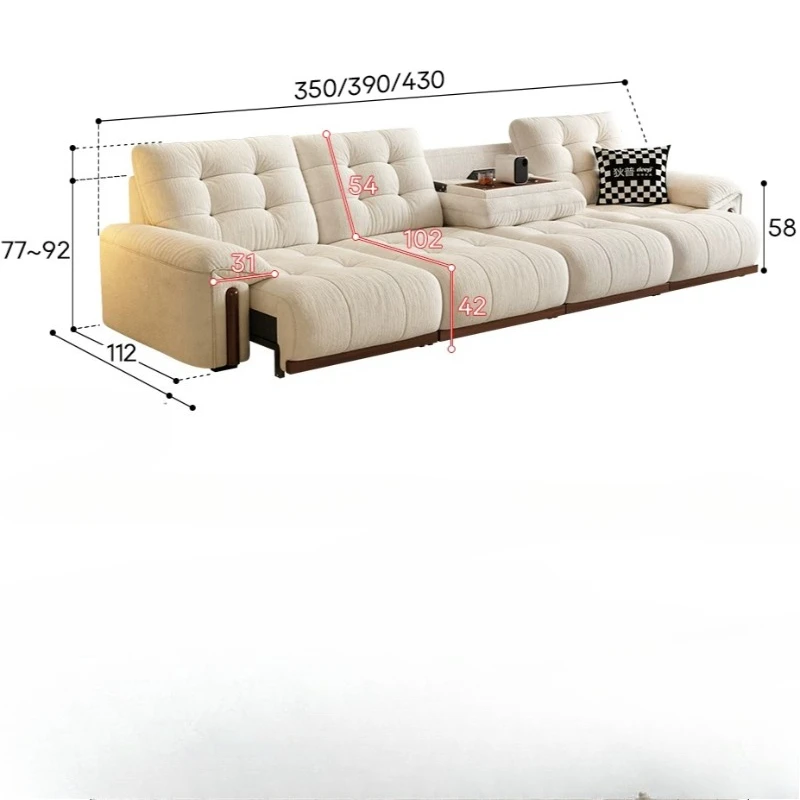 Livingroom Floor Couch Reading Individual Pouf Partitions Couch Adults Electric Muebles Para El Hogar Mid Century Furniture