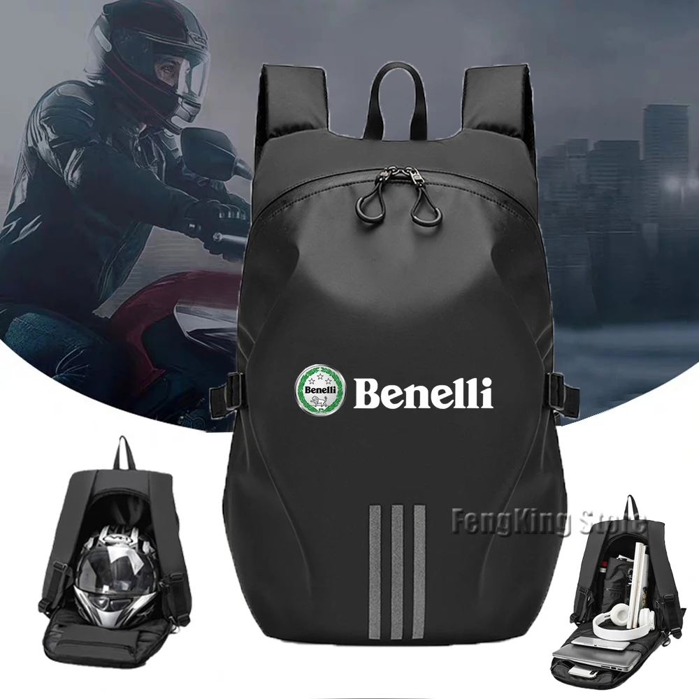 for BENELLI TNT 125 TNT135 Jinpeng 502 TRK502 TRK knight helmet bag motorcycle travel equipment waterproof and large capacity