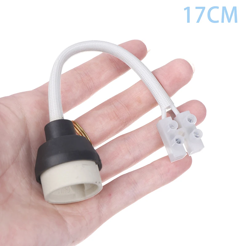 New 1PC For LED Bulb Halogen Lamp Light Socket Lamp Base Holder GU10 Bulb Light Adapter Connector Converter Ceramic Wire