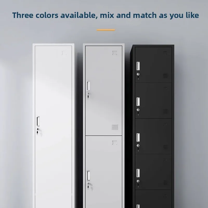 Single door changing tin cabinet, locked employee storage cabinet