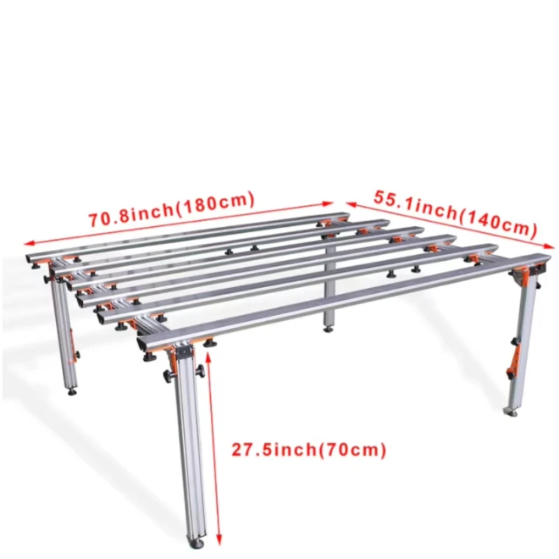 

Tile cutting table Folding table Adjustable table 180 * 140 * 70 cm