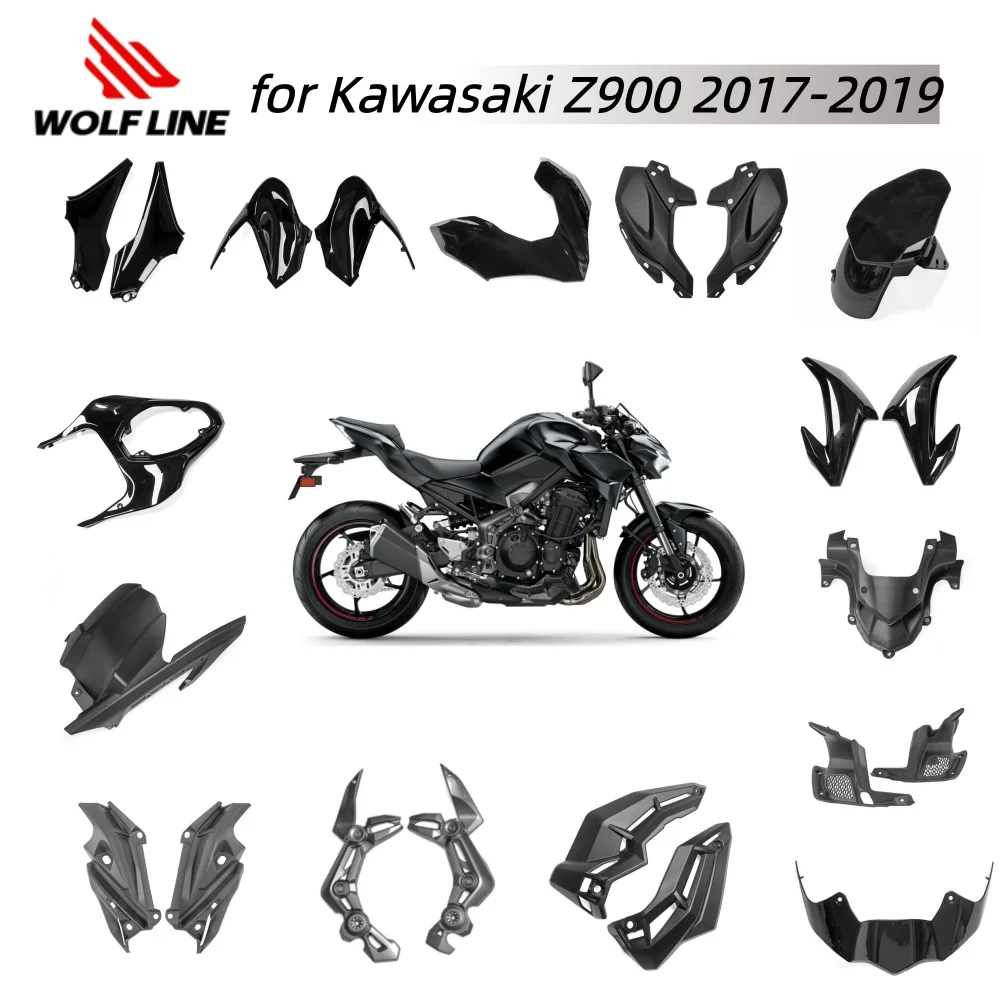 

Wolfline Z900 Bodywork Full Fairing Kit Motorcycle Accessories for Kawasaki z900 Z 900 2017 2018 2019 Side Panels Fairings Cover