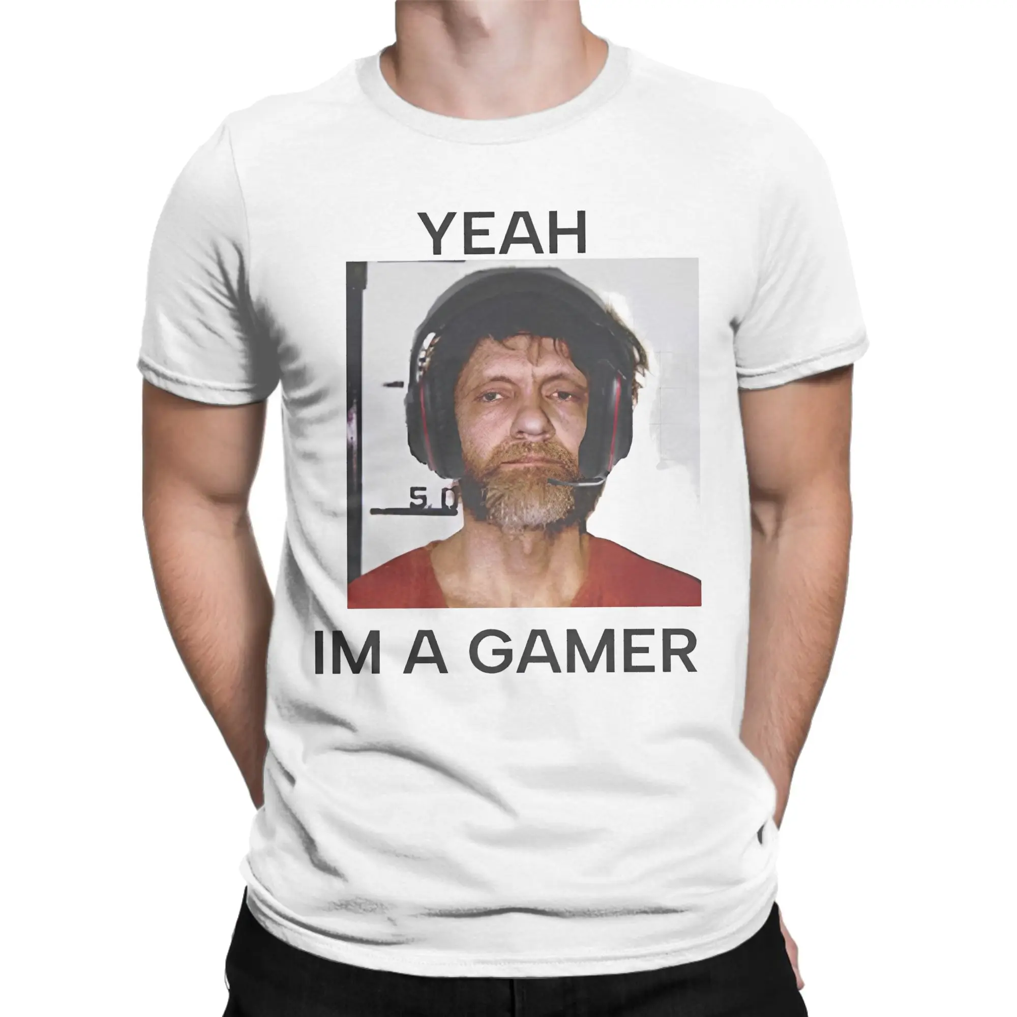 Vote By Mail Ted Kaczynski T Shirt Beach  Vintage T Shirts Cotton Harajuku Tshirt For Mens Short Sleeve Printed Top Tees