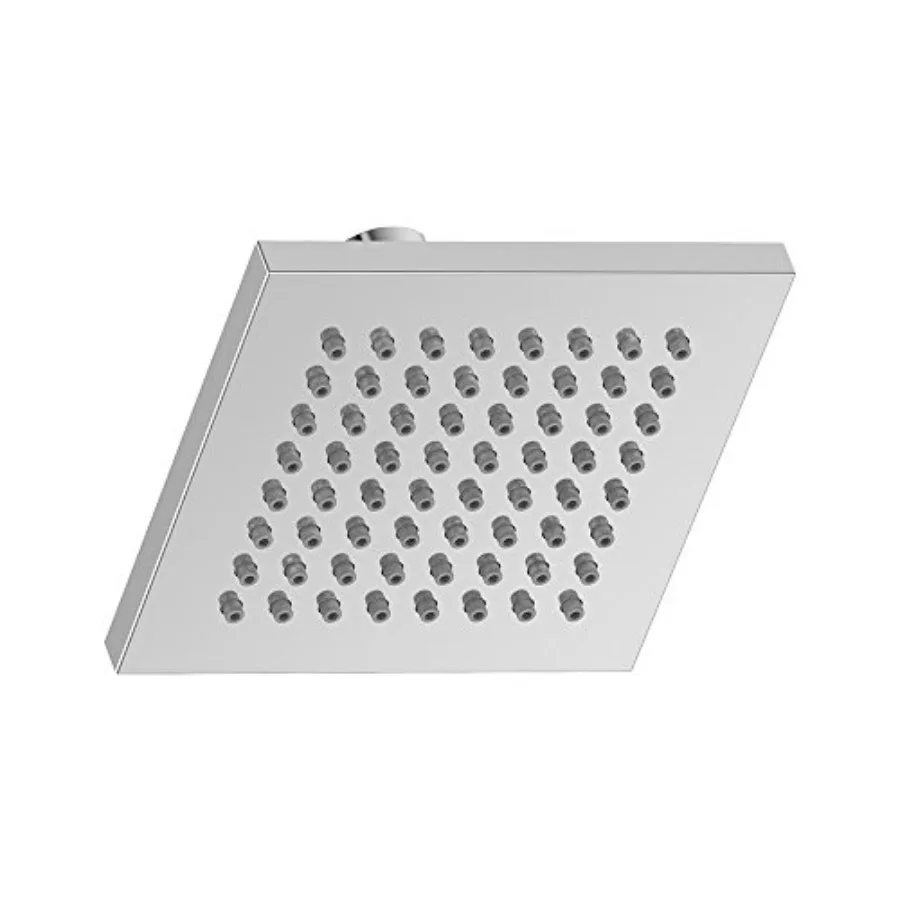 

Bathroom showerhead, ABS plastic, polished chrome, water-saving 1.5 GPM flow rate