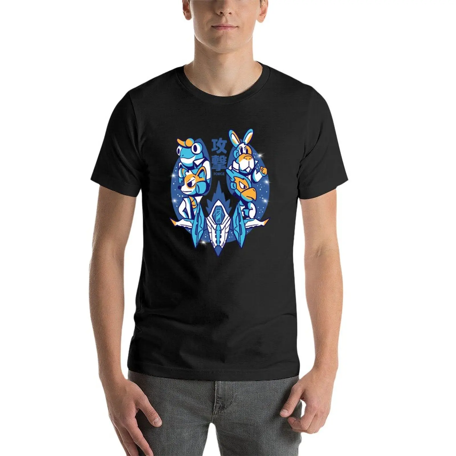 StarFox Artwork T-Shirt tees summer clothes plain white t shirts men image 4