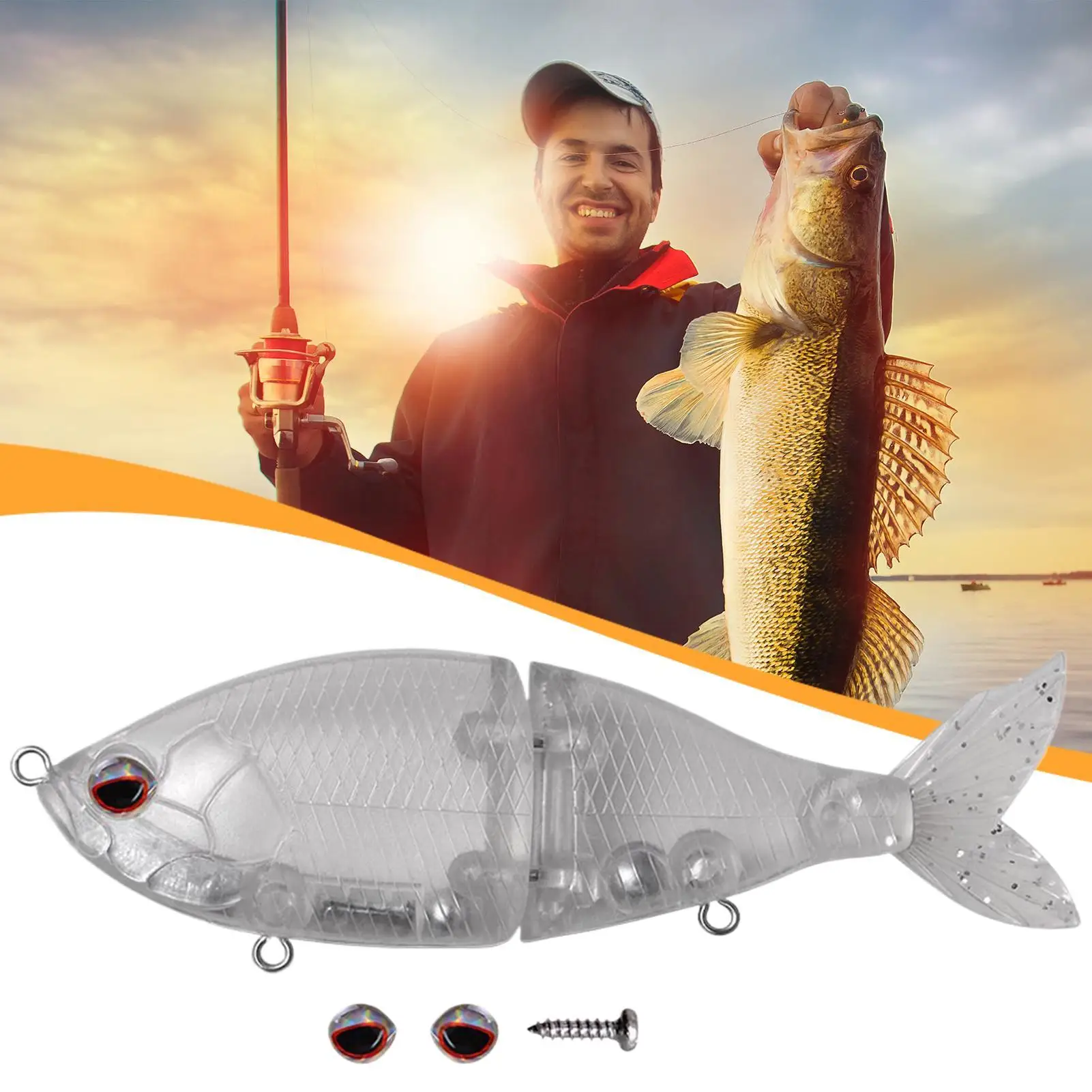 

Неокрашенные рыболовные приманки: жесткие воблеры для ловли форели, окуня, сома в пресноводных водоемах и на льду