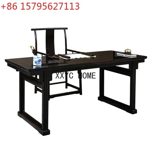 Painting Table Ming and Qing Calligraphy Table Ming Style Flat Long Narrow Chinese Desk Chair Calligraphy