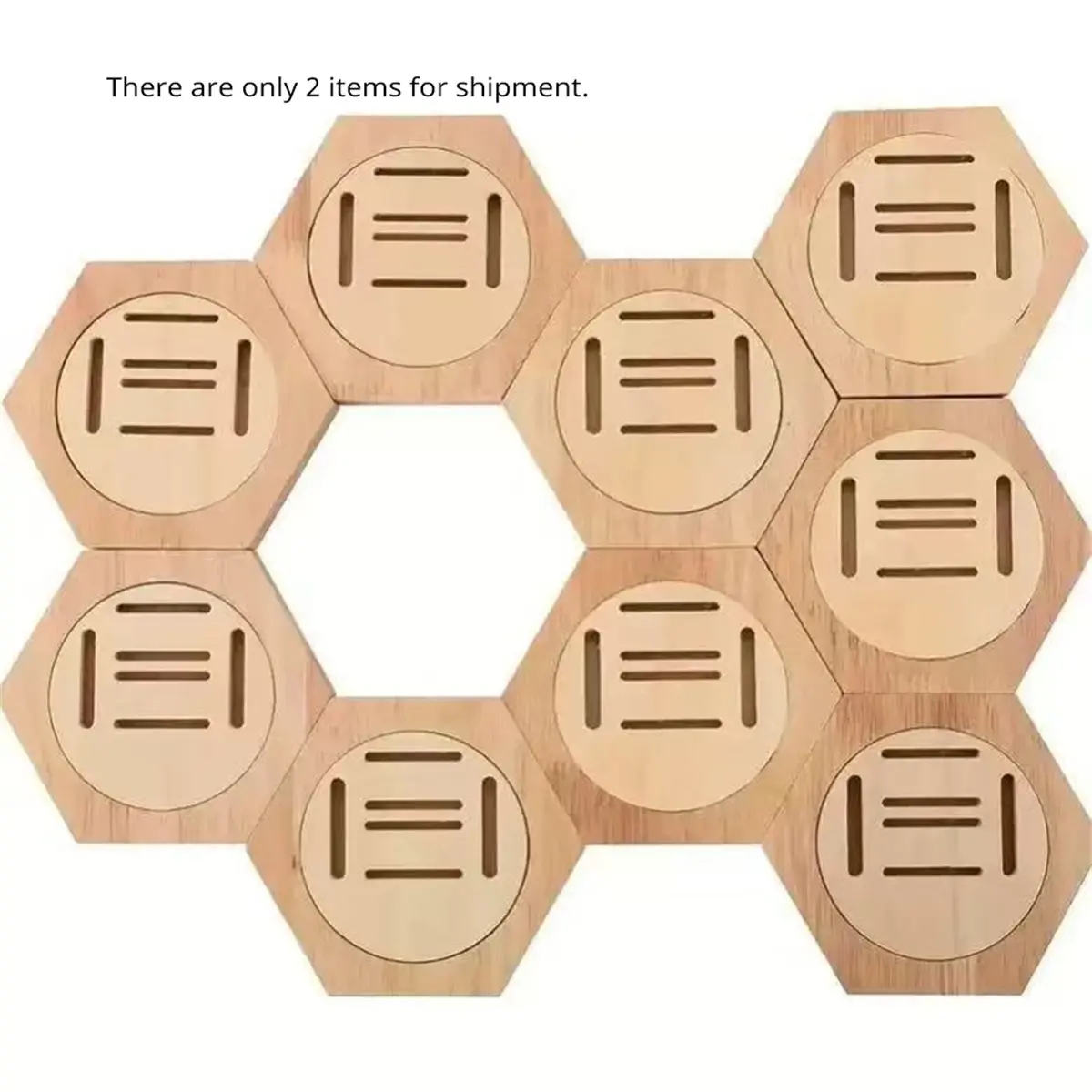 Oct Sale Hexagonal Wooden Medal Display Stand - Sports Award Storage & Wall Decor