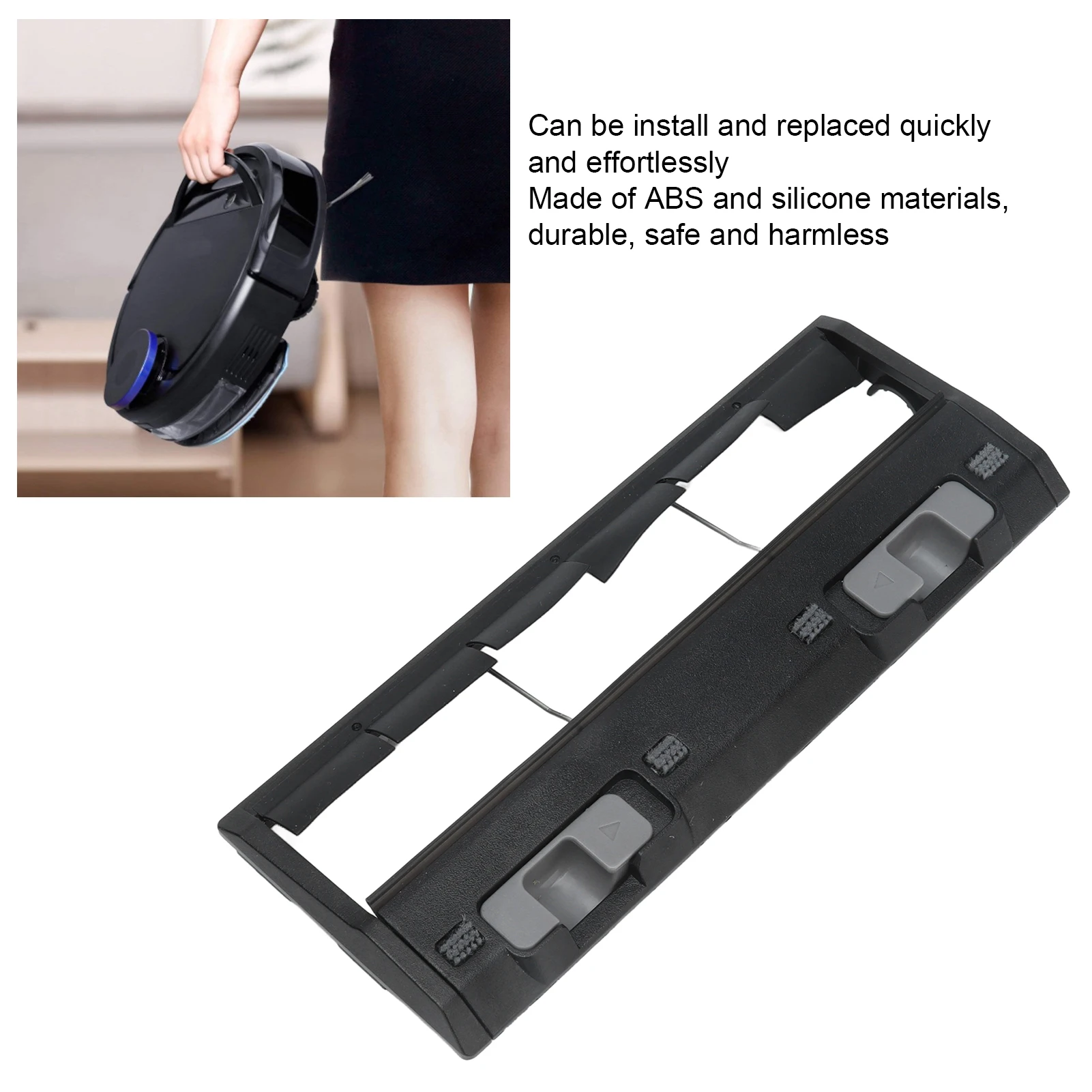 Vacuum Cleaner Main Brush Cover Replacement Sweeping Robot Brush Cover for Deebot OZMO 930 Vacuum Cleaner Main Brush Cover