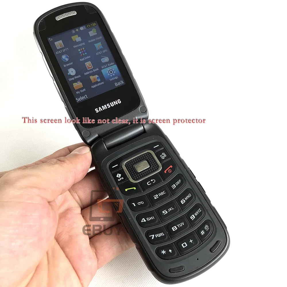 Samsung-Téléphone portable A997 Rugby III débloqué, téléphone portable d'origine, 2G, 3G Flip, 2.4 ", 3,15 MP, prend en charge uniquement l'anglais, l'espagnol, la langue française