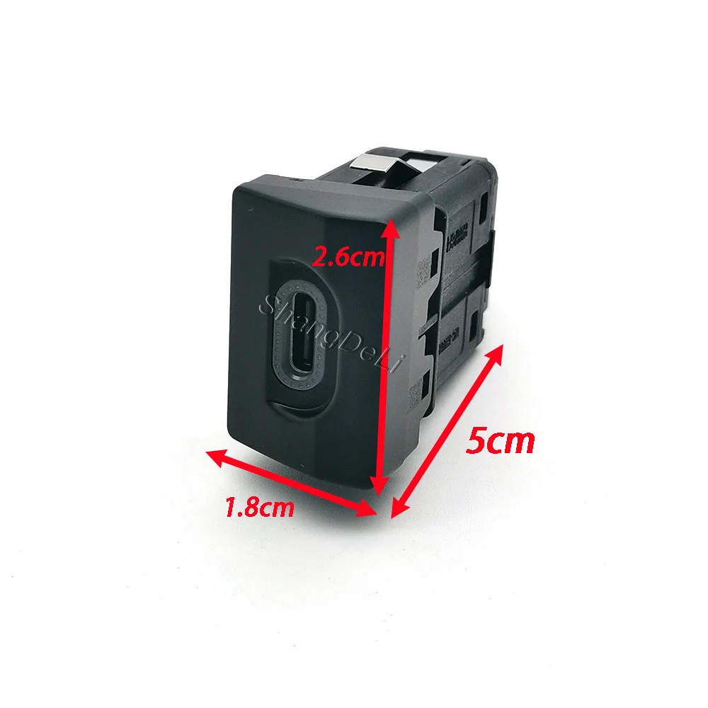 1 Stück Nachrüst-USB-Ladegerät mit Einzel-/Doppelanschluss, PD QC3.0, Grünes Licht, Ladeadapter-Steckdose für Skoda 2009-2013, für Superb 2010-2013 – Detail 3