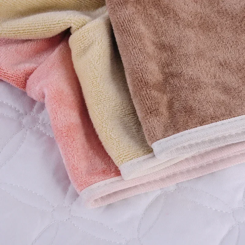 Carré 35*35 cm velours épaissi beauté SPA Table de Massage rabotage serviette de visage avec visage Berath trou SPA Massage couvre-lit serviette