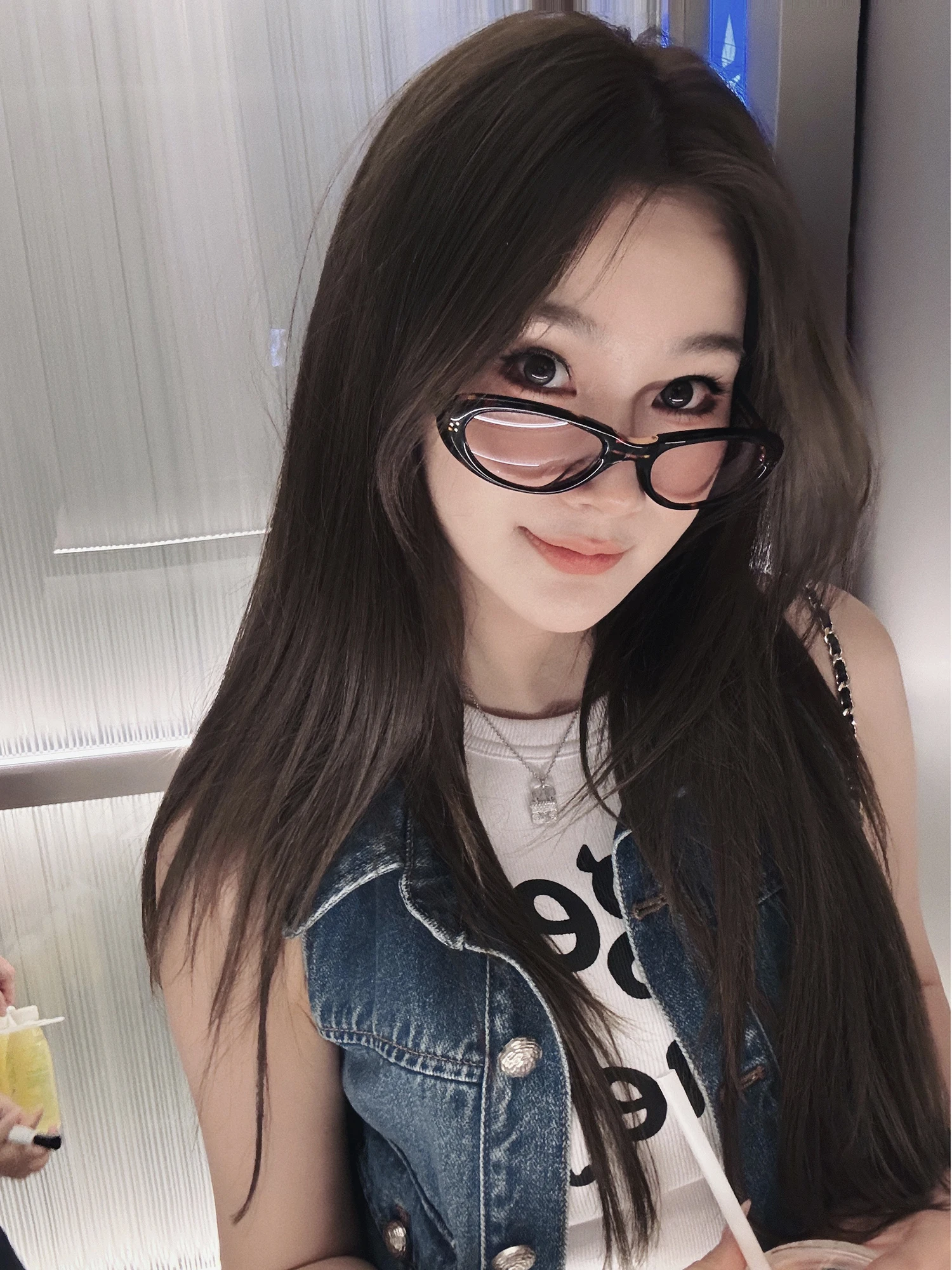 

Rubbit Chic American Street Sle Large Letter Print Cotton Svel Vest New Summer Faionable Versatile Pure Cotton Top