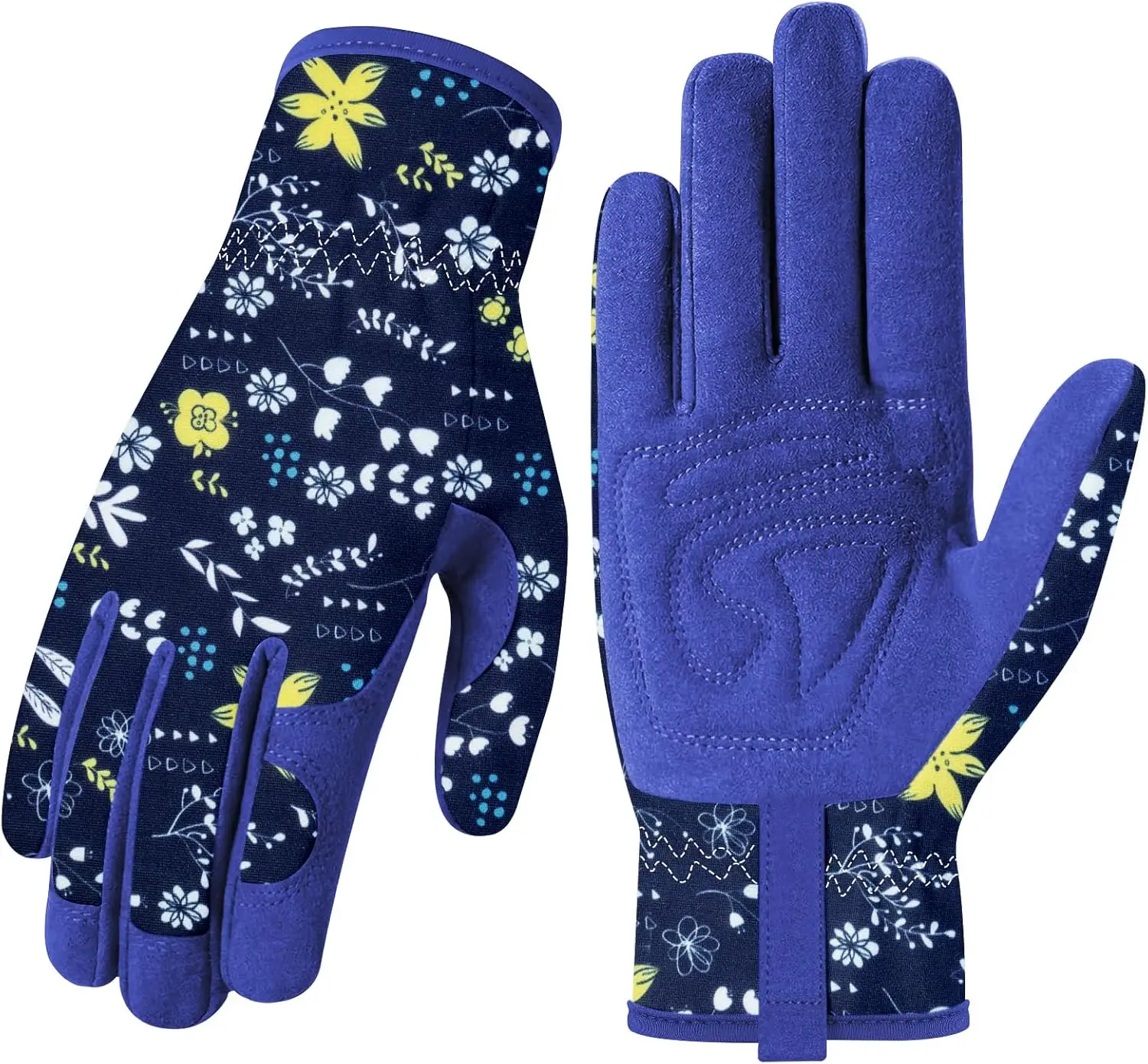 

Breathable Leather Garden Gloves with Grip, Thorn Proof Work Gloves for Women