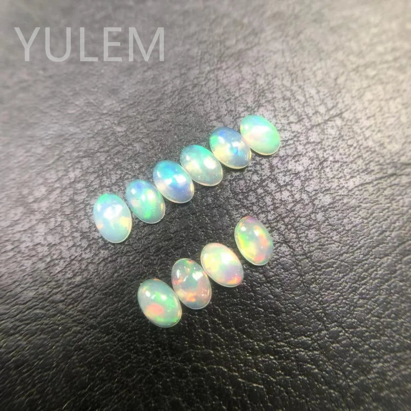 Natural Blue or Pink Brilliances 100% Natural Opal Loose Gemstone Australian Opal Gemstone Jewelry DIY Earring or Ring Pendant