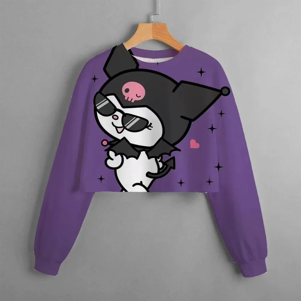 Girls long-sleeved sweatshirt 2024 new fashionable and stylish children\'s clothes cute cat print casual versatile tops