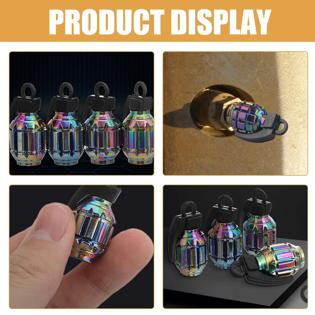 8 個オートバイタイヤバルブキャップステンレス鋼防塵空気漏れ防止耐久性のあるタイヤステムキャップオートバイ