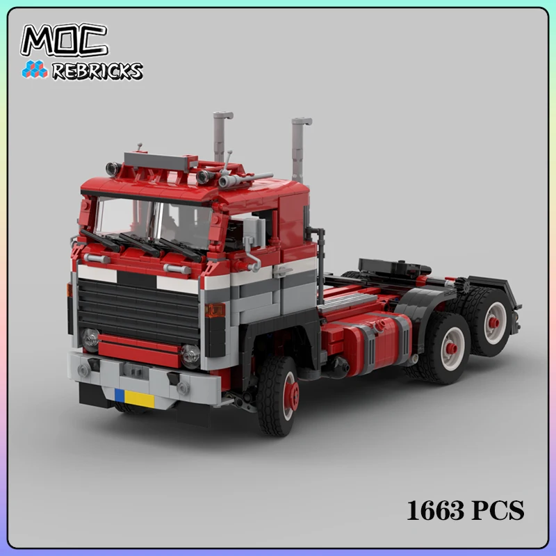 

City Series MOC Creative Remote Control Truck Building Block Assemble Model DIY Toys Children Christmas Gifts