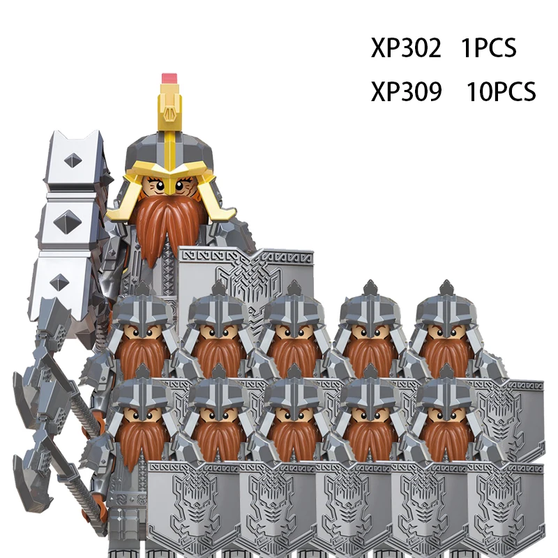 Medieval Elf Rohan soldiers Guard Army lotr Action Figures Mini Bricks Doll Assemble Building Blocks MOC DIY Toys for kid gifts