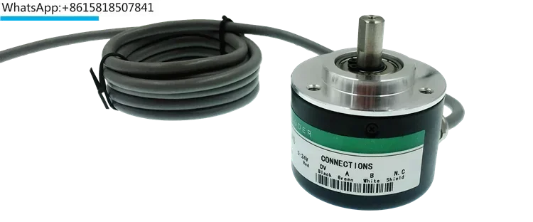 Large torque photoelectric incremental encoder outer diameter 50 shaft diameter 8mm 5008 5208 100-600 pulse AB phase