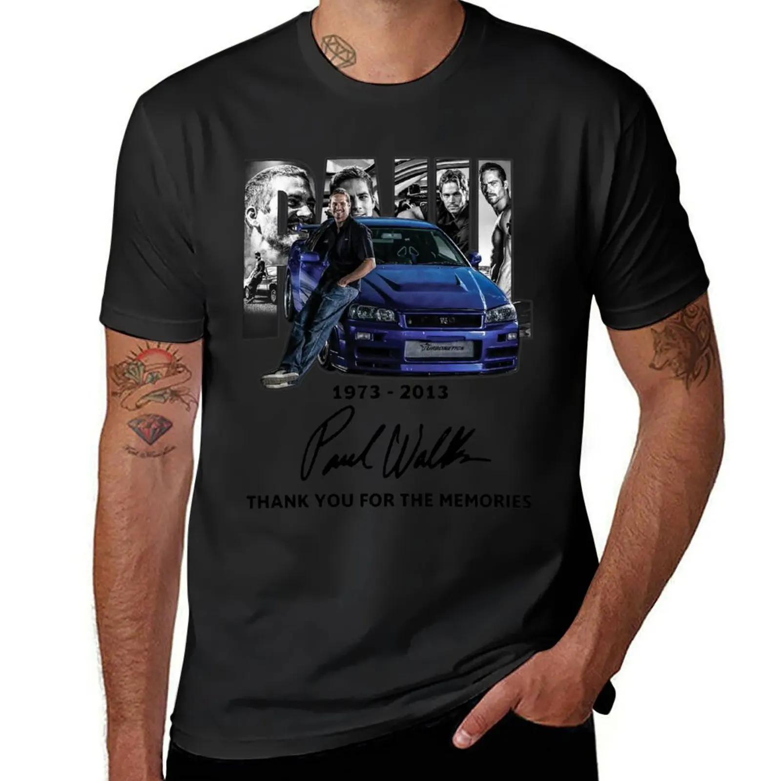 Paul Walker 1973 2013 Thank You for The Memories Signature Shirt mama shirt, shirts for women, mum p T-Shirt