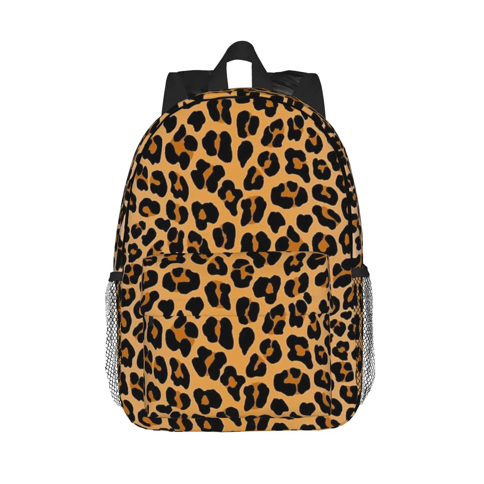 Leopard Print Backpack Hot Sale Daypack Large Capacity Boys Girls BookBag Shoulder Bags for Men Women School Bag