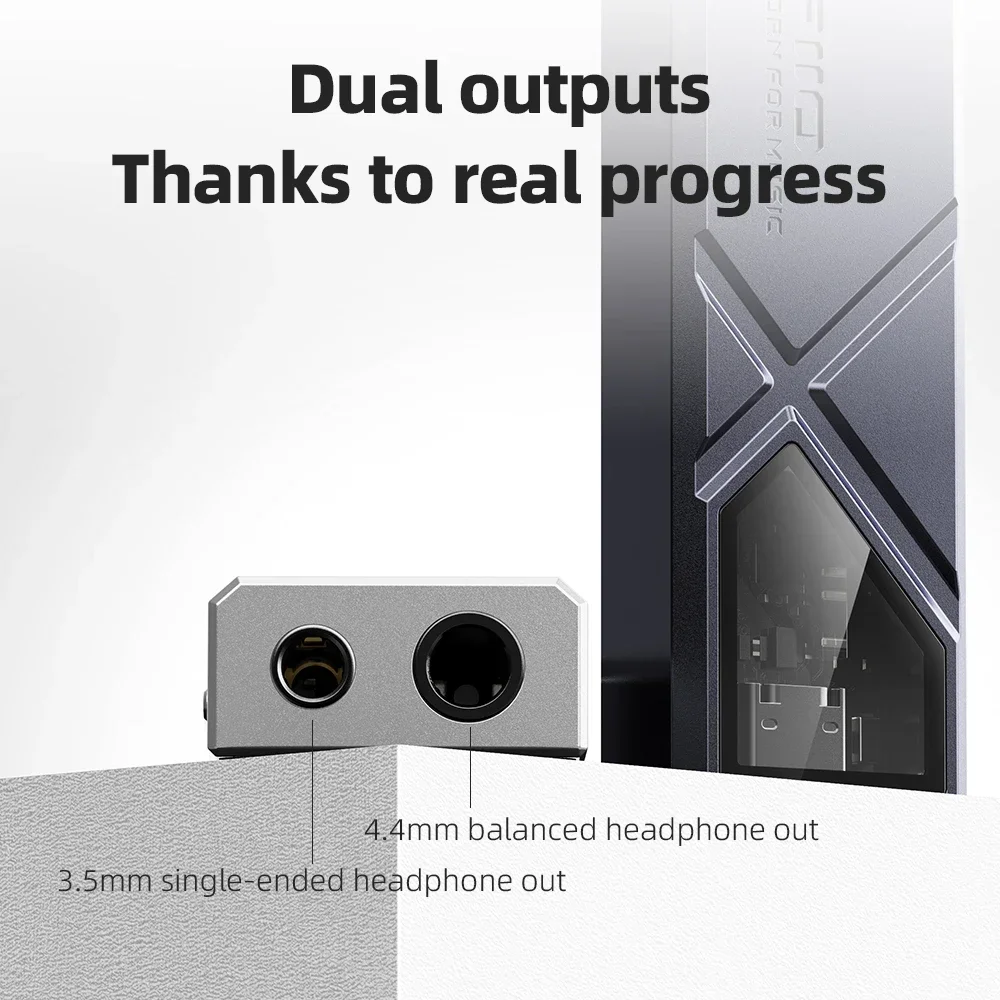 FiiO KA13 Desktopmodus Hoofdtelefoonversterker Mini USB DAC AMP Draagbare hoofdtelefoonversterker 550 mW High Power Dual CS43131 Custom