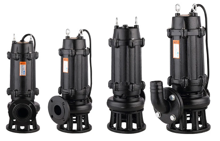 Сверхмощный 4-дюймовый подводный электрический погружной водяной насос для грязных сточных вод