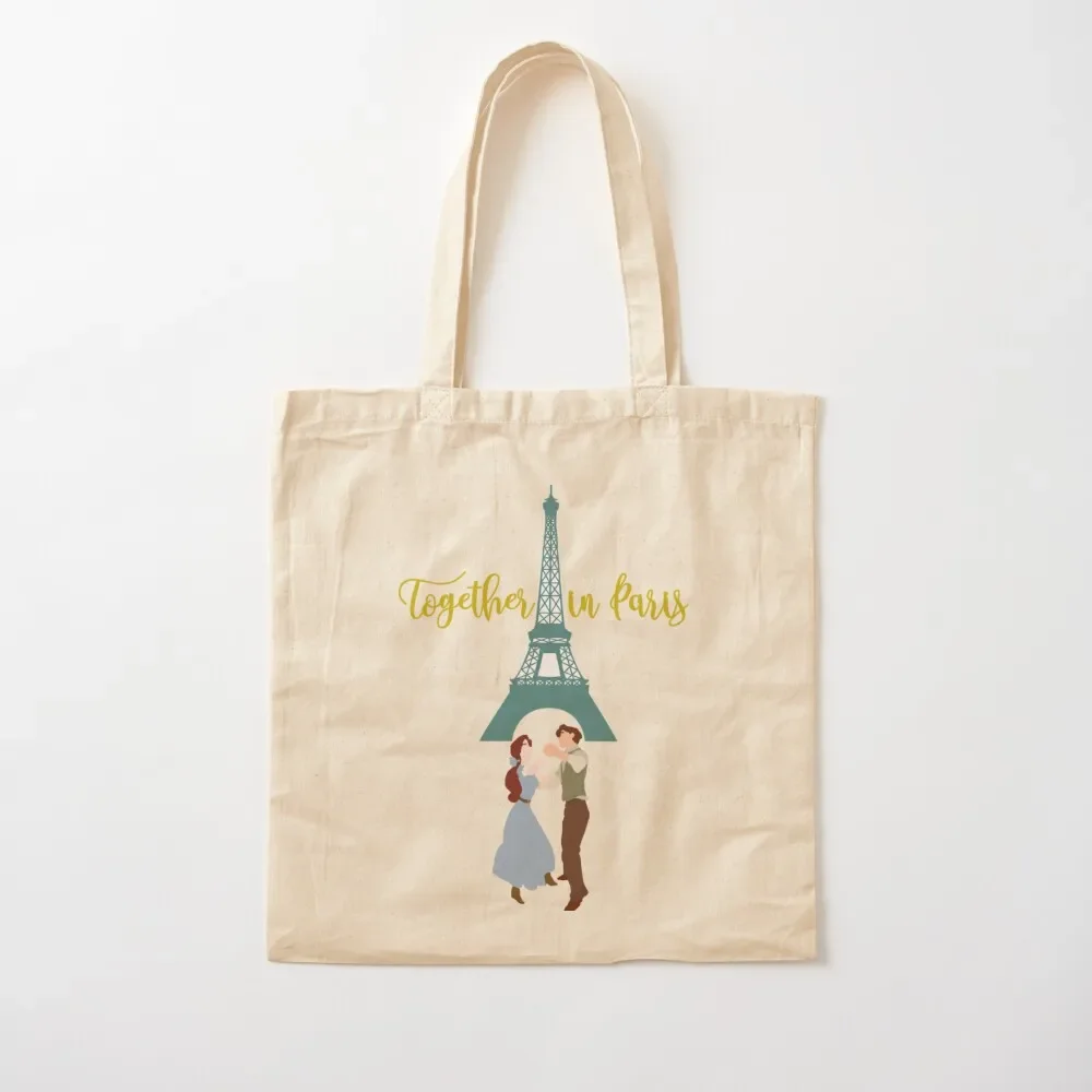 

Anastasia - Together in Paris Tote Bag canvas tote bag free delivery bags handbag Shopping bags Tote Bag