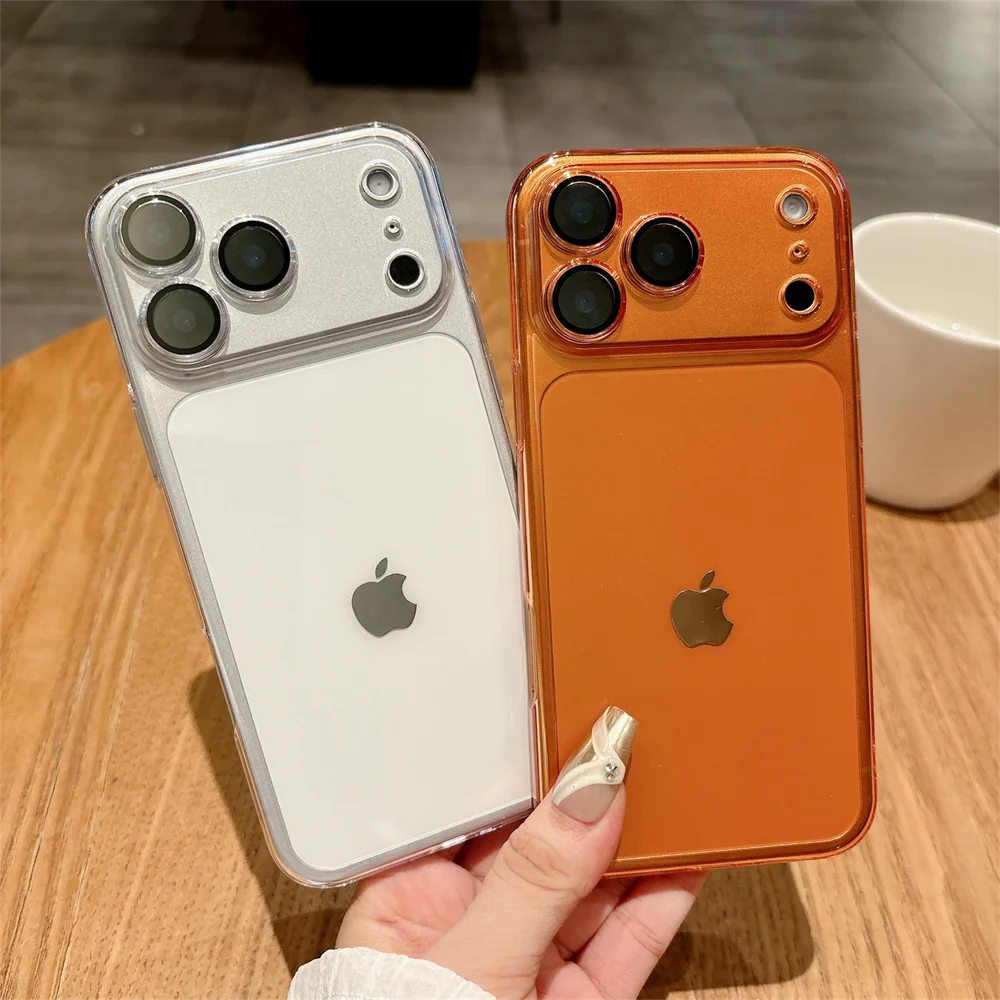 Ultradünne, transparente Handyhülle für Apple IPhone 17 Air 16 15 14 Plus 13 12 11 Pro Max, harte PC-Abdeckung mit Cameara-Schutz