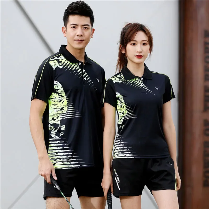 new Badminton short-sleeve shirts Men /women,sport Tennis tshirt,table tennis tshirt,Quick dry sports training tenis shirts