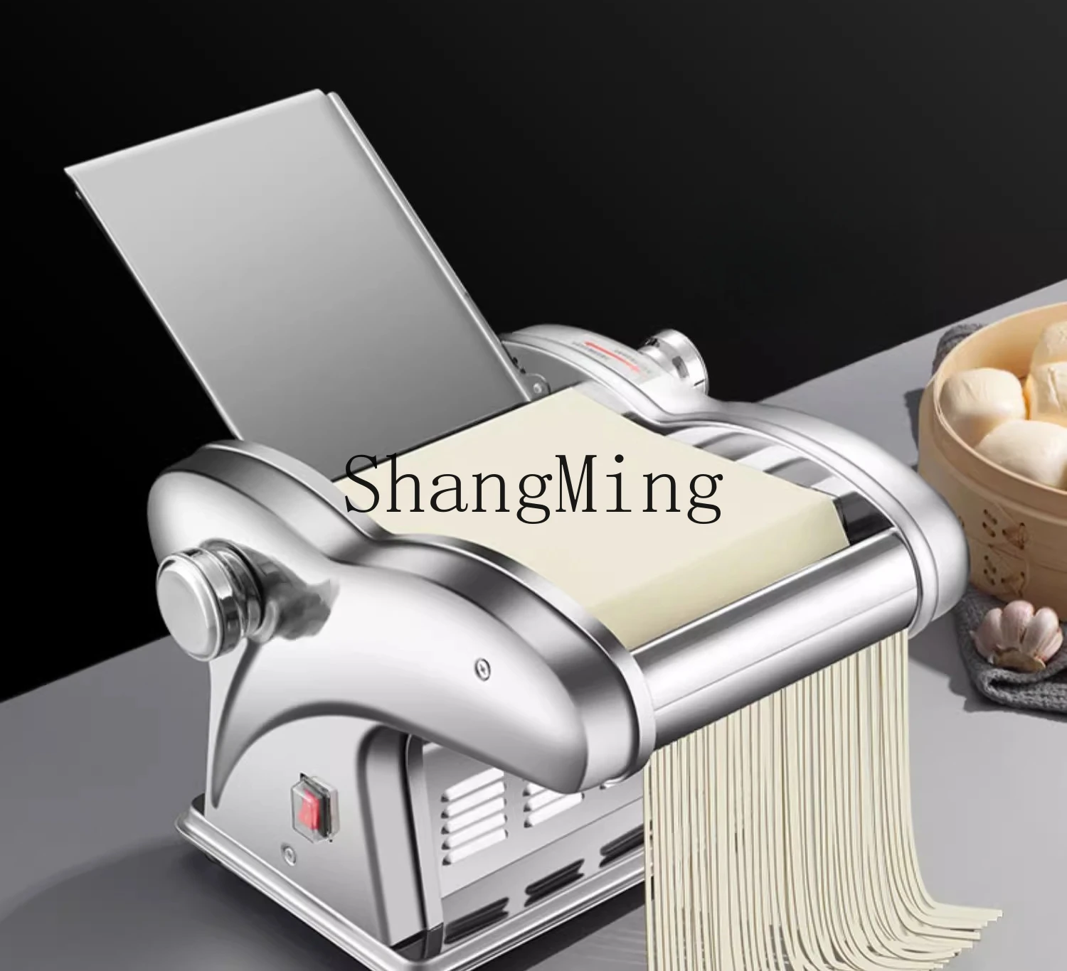 ماكينة ضغط المعكرونة الكهربائية المنزلية ZYY ماكينة لف متعددة الوظائف من الفولاذ المقاوم للصدأ التجارية الأوتوماتيكية الصغيرة #6