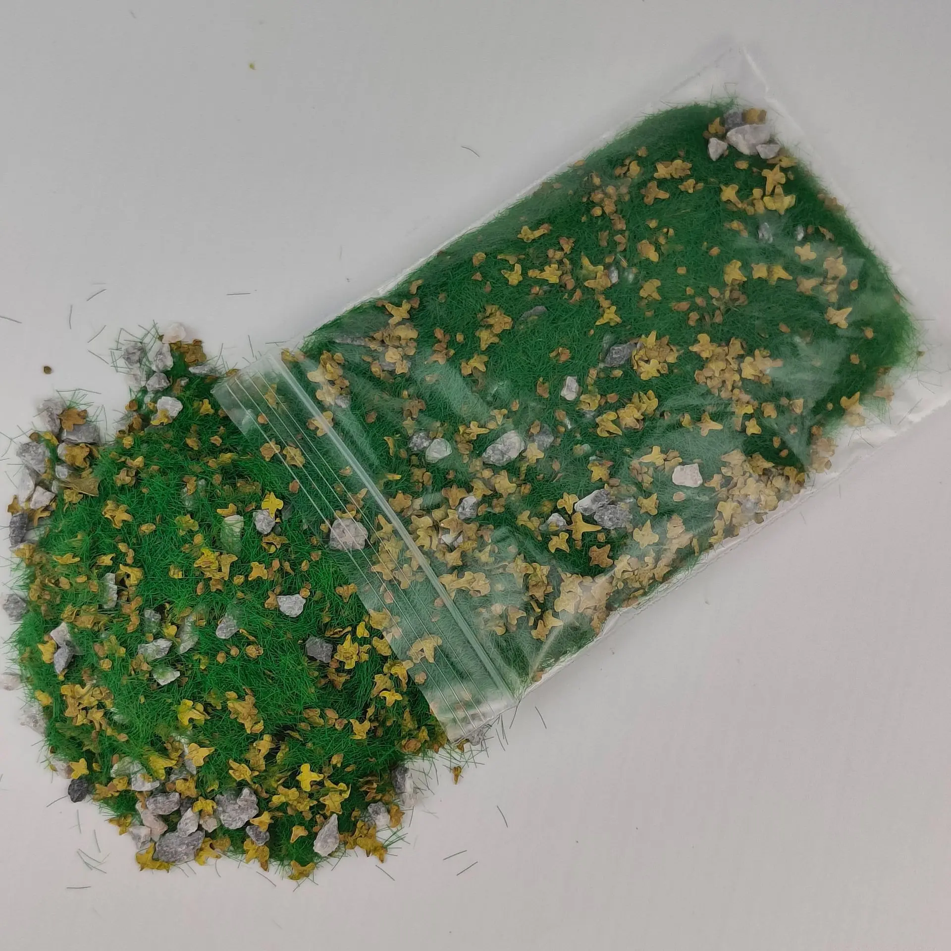 Kits de modelo de hierba mixta en polvo/piedras/hojas de simulación, Mini materiales de diseño de escena Diy, accesorios para Diorama, 30 g/bolsa