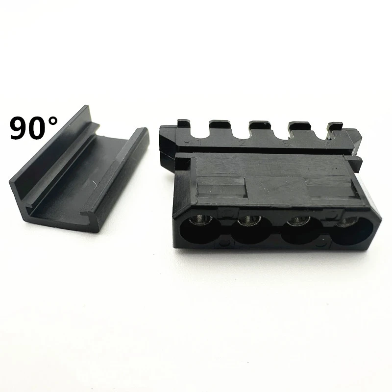 10 Sets Female SATA PC Computer ATX Hard Disk Power Connectors Plastic Shell With 180 Or 90 Degrees Cap Housing