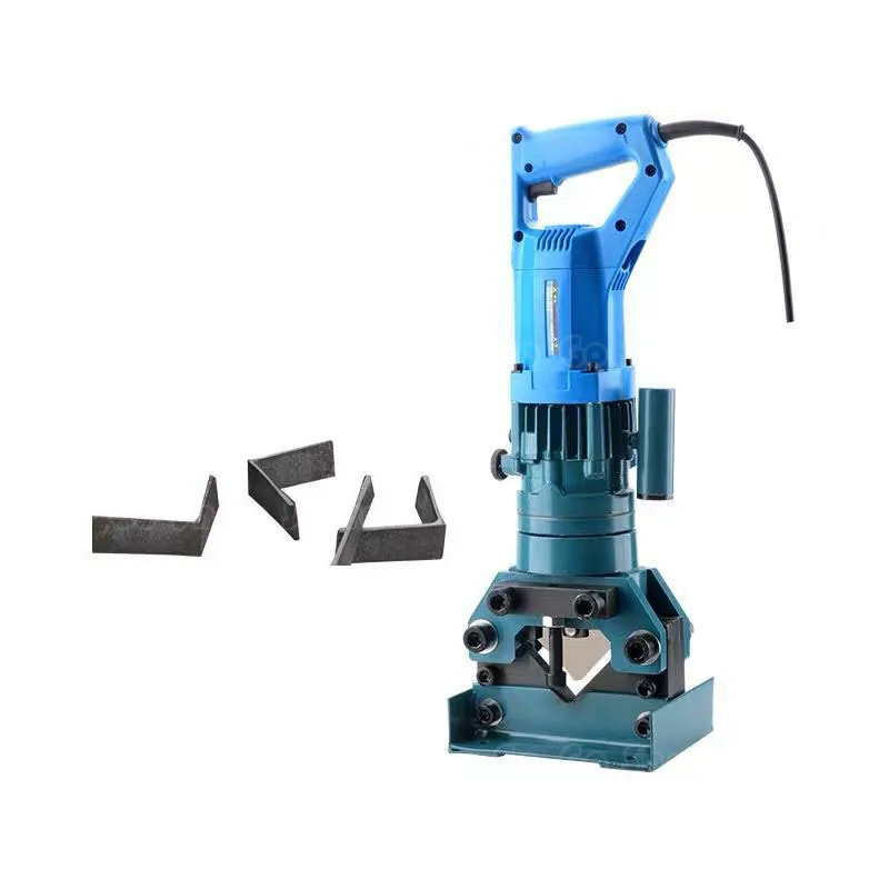 MH-60 Electric Hydraulic Angle Steel Cutting Machine Processing 3-6 Angle Iron Cutting Machine Portable Angle Iron Shearing