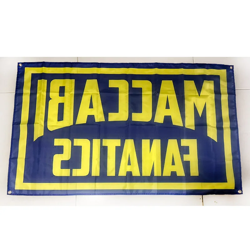 90x150cm size Maccabi Fanatics Banner TLFL007