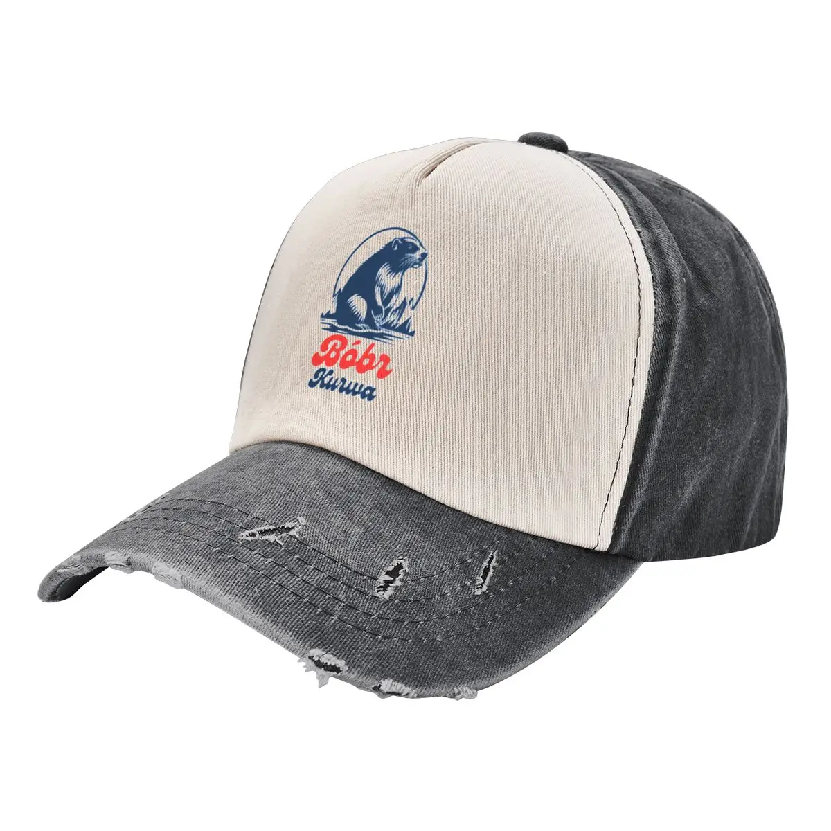 

Bobr Kurwa Funny Beaver Baseball Cap Hat Man Luxury Beach derby hat hats on offer Designer Man Women's