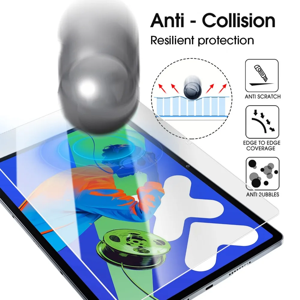 1-2PCS for Xiaoxin Pad Pro 2025 12.7inch PET Soft Screen Protector Anti-Scratch Tablet Anti-scatter Film Not Glass for Writing