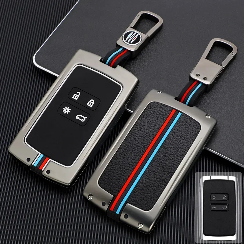 Zinc Alloy Car Key Case Cover For Renault Koleos Kadjar Scenic Megane Sandero Espace Clio Captur Kangoo Laguna Talisman Twingo