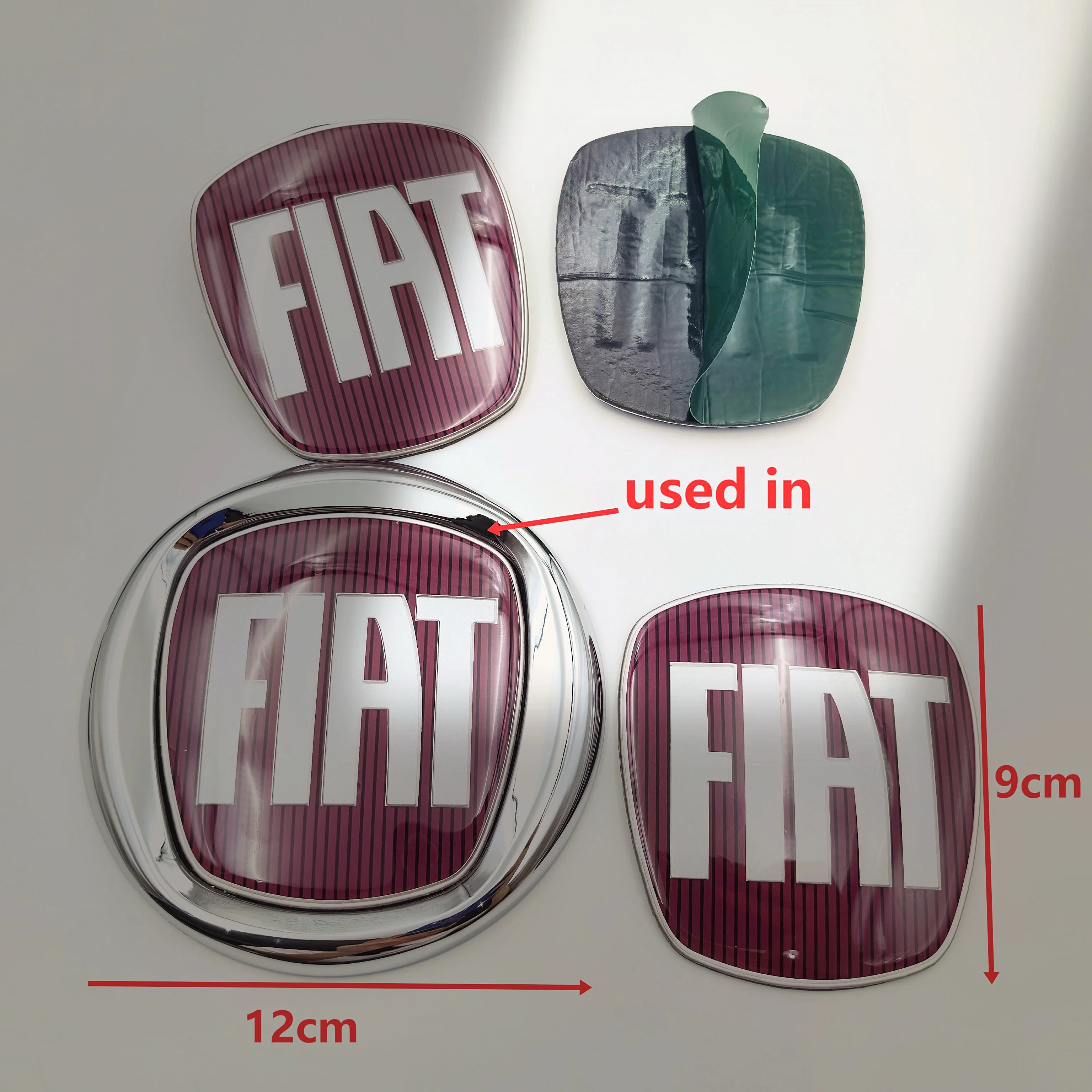 Fiat 500 car Hood Front Bonnet Grill Rear Trunk Emblem Logo Badge Sticker Decal Front Head Hood Rear Trunk Badge Emblem Sticker