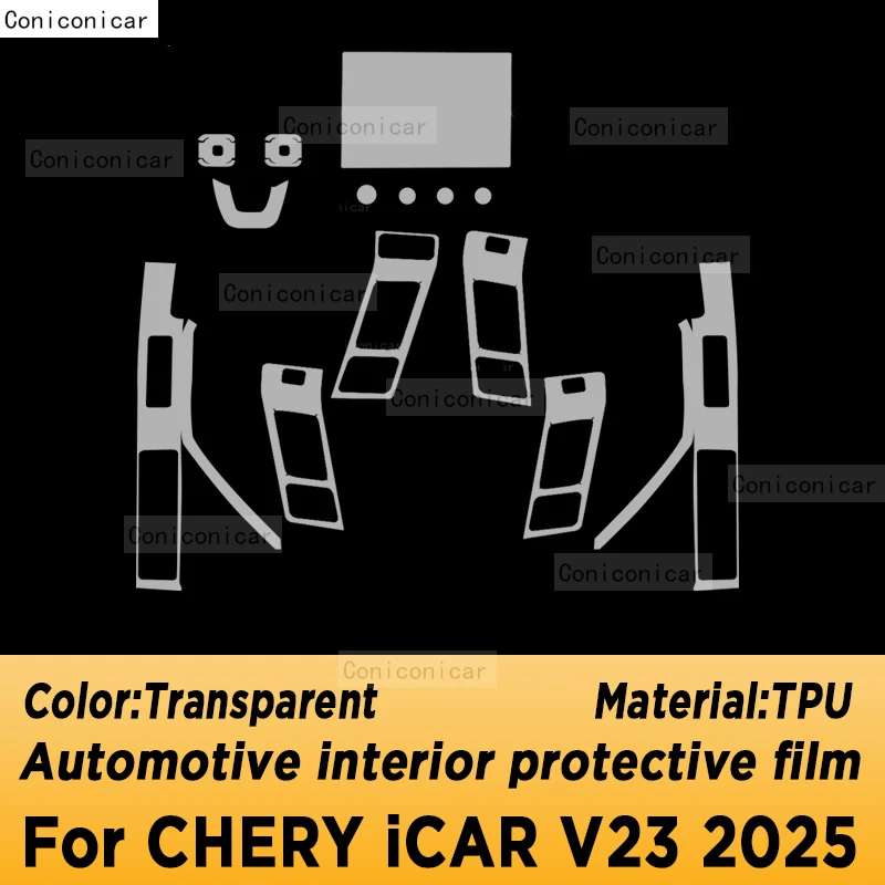 

For CHERY ICAR V23 2025 Panel Navigation Screen Automotive Interior Protective Film Anti-Scratch Accessories