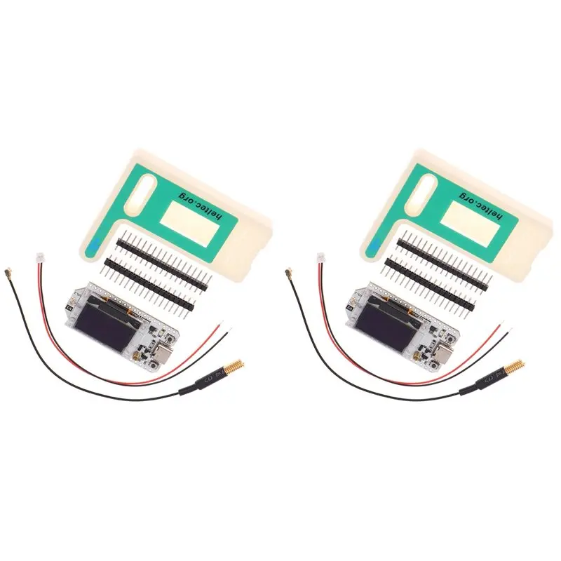 JABS-2X ESP32 SX1262 0.96In Blue OLED Display Case For Heltec Lora 32 V3 Meshtastic For Arduino Development Board433-510MHZ