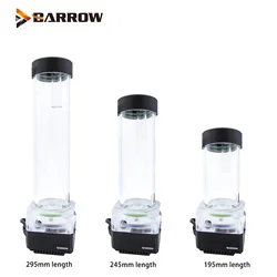 Barrow DDC PWM Pump 17W Maximum Flow Lift 5.5 Meters 960L/H / DDC Combo Pump + Reservoir / Length 195mm 245mm / Coolant Tank RGB