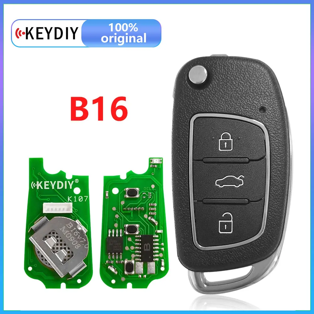 

KEYDIY B Series B16 3 кнопки Универсальный KD дистанционный ключ для KD900/KD200/URG200 программатор ключей